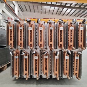 10.5KW Copper Tube Condenser for Battery Capacity Heat Transfer