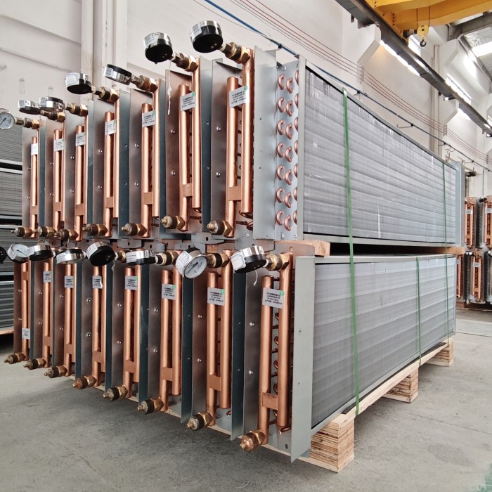 10.5KW Copper Tube Condenser for Battery Capacity Heat Transfer