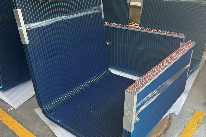 U-type copper tube evaporator coil configuration