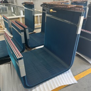 BOYI customized U-type copper tube Evaporator Coil