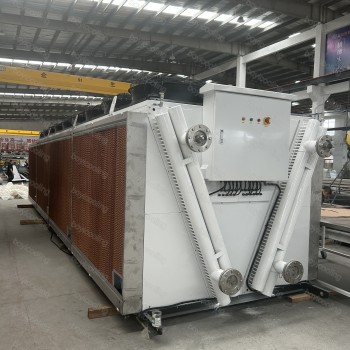 BOYI customized 930KW Copper Tube V-type Dry Cooler with Wet Curtain for Data Centers in Dubai