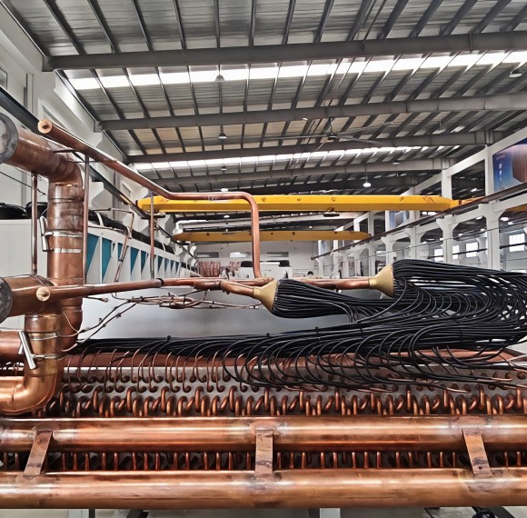 All Copper Finned Tube Evaporator Coil for Air Conditioning Systems