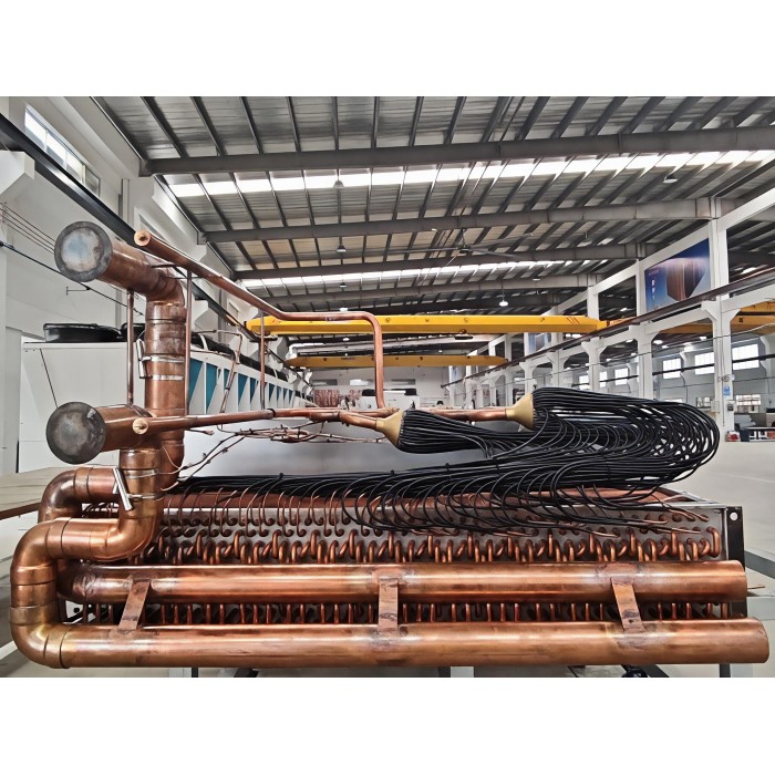 All Copper Finned Tube Evaporator Coil for Air Conditioning Systems