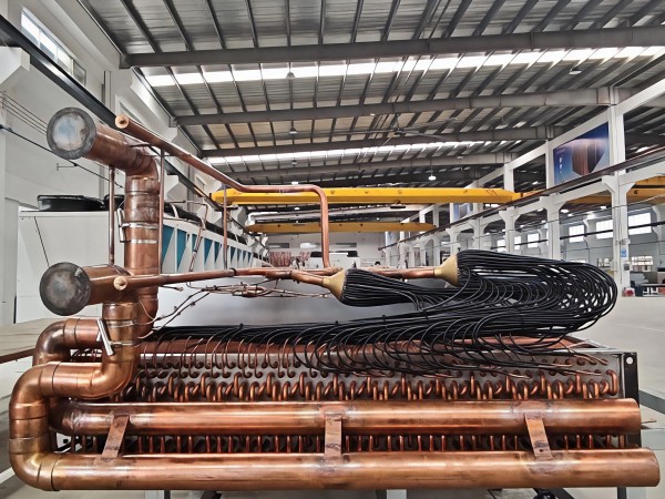 All Copper Finned Tube Evaporator Coil for Air Conditioning Systems