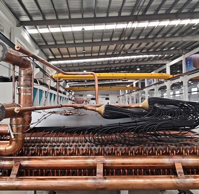 All Copper Finned Tube Evaporator Coil for Air Conditioning Systems