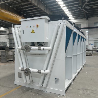 BOYI customized 1880KW SS Tube V-type Dry Cooler for Data Center Cooling