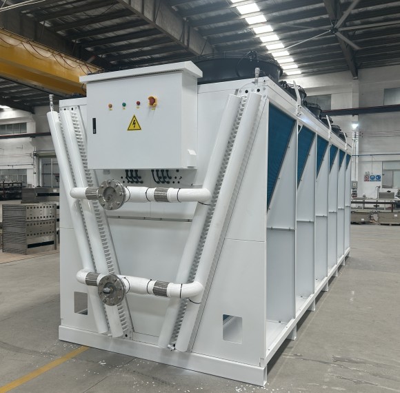 BOYI customized 1880KW SS Tube V-type Dry Cooler for Data Center Cooling