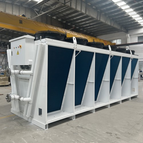 BOYI customized 1880KW SS Tube V-type Dry Cooler for Data Center Cooling