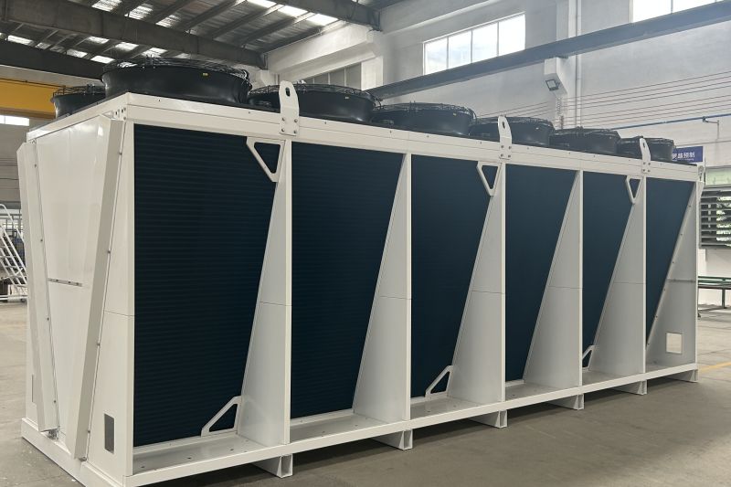 Stainless steel V-type dry cooler for data center cooling - representative Boyi Cooling product relevant to pressure equipment compliance