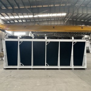 BOYI customized 1880KW SS Tube V-type Dry Cooler for Data Center Cooling