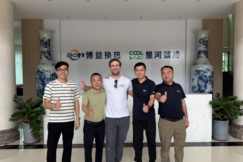 Dutch Client Engineer Returns to Boyi Cooling for In-Depth Technical Exchange and Quality Inspection