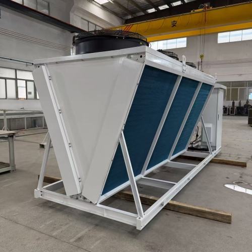 BOYI customized 174KW copper tube V-type Dry Cooler for Daily Chemicals Industry