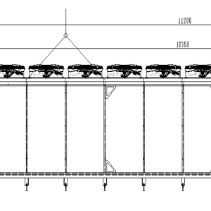 3 Sets Total 3.3MW Stainless Steel Tube V-type Dry Cooler for Data Center Cooling
