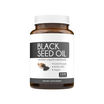 Oranvital Black Seed Oil 120 Softgel Capsules Skin Health Cold Pressed Nigella Sativa Producing Pure Black Cumin Seed Oil with Vitamin E