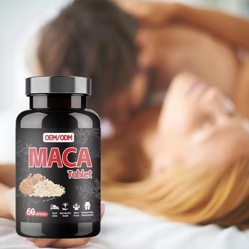Oranvital Capsules Maca Supplement Energy Black Maca Root Capsules for Men and Women Lmmune Support