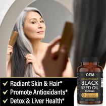 Oranvital Black Seed Oil Softgel Capsules Premium Cold Pressed Nigella Sativa Producing Pure Black Cumin Seed Oil Non GMO Vegetarian 120 Softgels