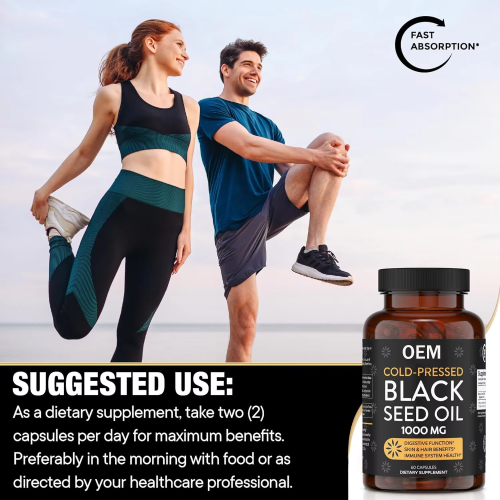 Black Seed Oil Softgel Capsules - Premium Cold-Pressed Nigella Sativa Producing Pure Black Cumin Seed Oil - Non-GMO & Vegetarian (120 Softgels)