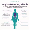 Oranvital Maca Root Extract Powder Strong Man Supplement Black Maca Root Capsules for Energy Booster