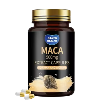 Oranvital Maca Root Extract Powder Strong Man Supplement Black Maca Root Capsules for Energy Booster
