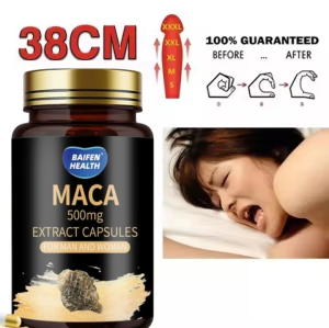 Oranvital Maca Root Extract Powder Strong Man Supplement Black Maca Root Capsules for Energy Booster