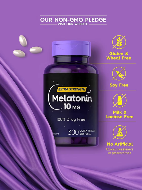 Oranvital Sleep Melatonin 10mg Sleeping Pills Fast Working Melatonin Capsules For Improving Sleep Health