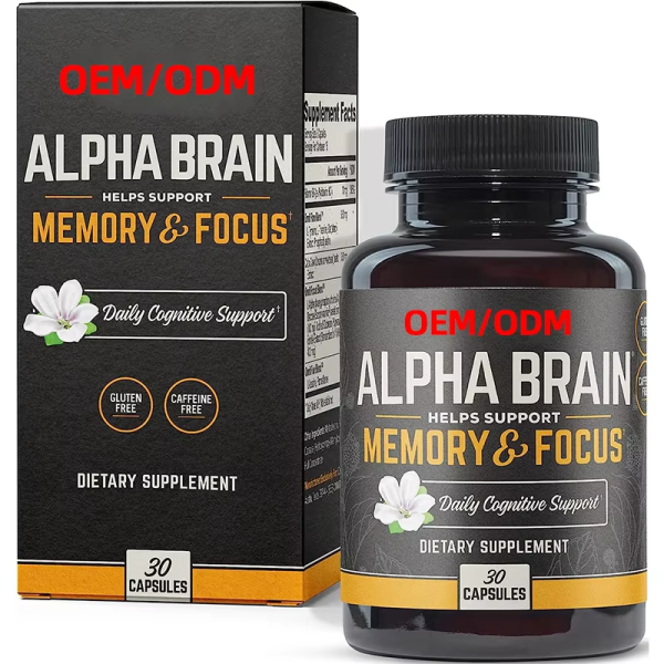 Oranvital Brain Health Capsules Concentration Memory Pills Nootropics Brain Supplement Alpha Brain Capsule