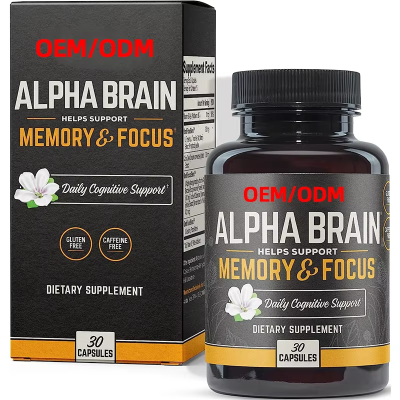 Brain Health Capsules Concentration Memory Pills Nootropics Brain Supplement Alpha Brain Capsule