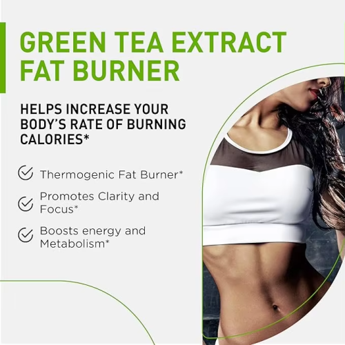 Green Tea Weight Loss Pills for Women & Men Stomach Fat Burner Metabolism Booster Appetite Suppressant Green Tea Fat Burner Diet Pills Vegan Weight Loss Supplements