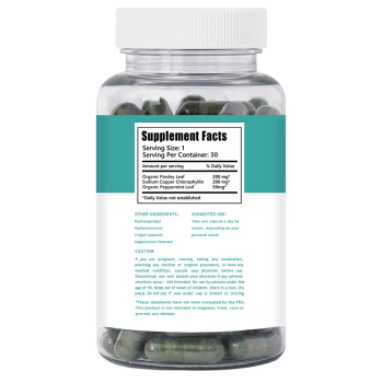 Oranvital Body Magic Chlorophyll Capsules Body Deodorizing Chlorophyll Supplements