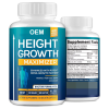 Oranvital Growth Capsules to Grow Taller Height Growth Maximizer with Calcium for Bone Strength Natural Get Taller Supplement to Increase Bone Growth Free of Growth Hormone
