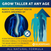 Oranvital Growth Capsules to Grow Taller Height Growth Maximizer with Calcium for Bone Strength Natural Get Taller Supplement to Increase Bone Growth Free of Growth Hormone