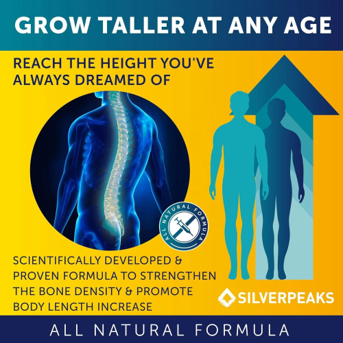 Oranvital Growth Capsules to Grow Taller Height Growth Maximizer with Calcium for Bone Strength Natural Get Taller Supplement to Increase Bone Growth Free of Growth Hormone