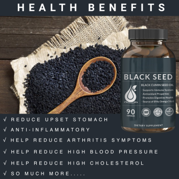 Oranvital Black Seed Oil Capsules Nigella Sativa Immune Support Supplement Soft Gels Cold Pressed Antioxidant Vegetarian Black Cumin Pills