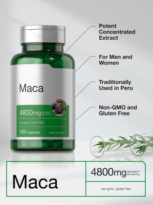 Oranvital Maca Extract Maca Pills Organic Black Maca Capsules For Men And Women