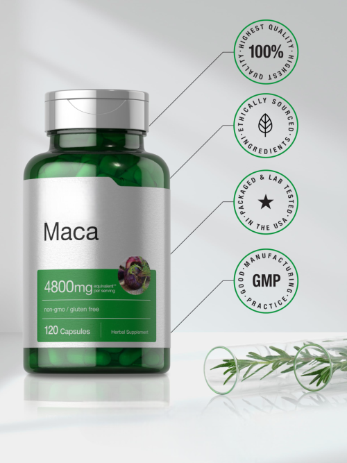 Oranvital Maca Extract Maca Pills Organic Black Maca Capsules For Men And Women