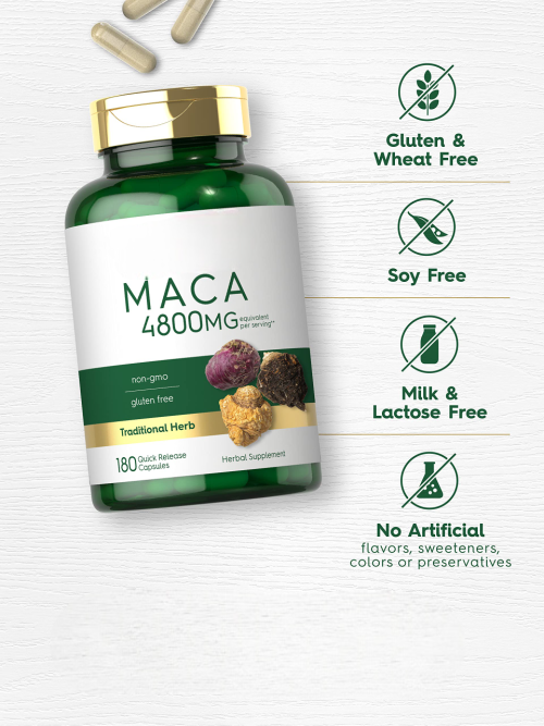 Oranvital Maca Extract Maca Pills Organic Black Maca Capsules For Men And Women