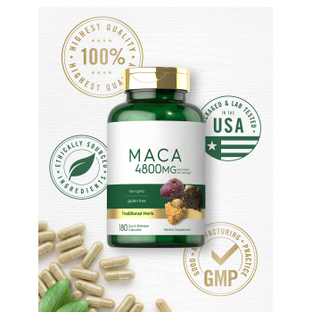 Oranvital Maca Extract Maca Pills Organic Black Maca Capsules For Men And Women