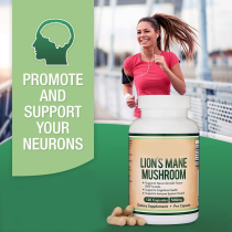 Oranvital Lions Mane Supplement Mushroom Capsules Lions Mane Mushroom for Brain Support and Immune Health