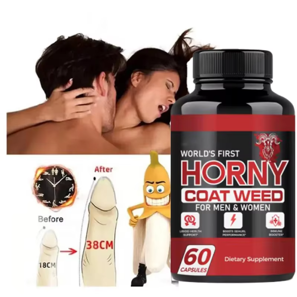 Oranvital Horny Goat Weed Capsules With Maca Root for Endurance and Energy Supplement