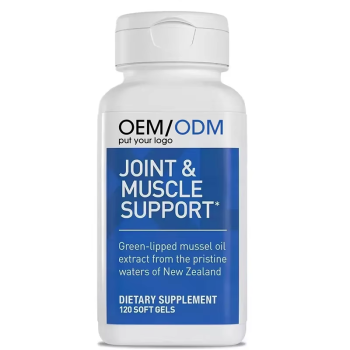 Joint Support Supplement Natural Muscle Support Green Lipped Mussel Oil Soft Gel Pills