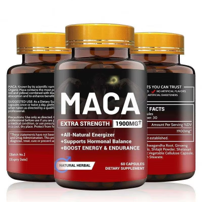Ultimate Maca Boost Black Maca Capsules Supplement Energy Black Maca Root Capsules for Men and Women Immune Support