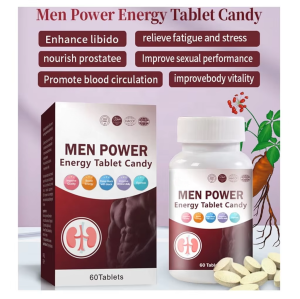 Natural Men Power Tablets Energy Candy Capsules Boost Energy Strength Men Power Tablet Male Enhancement Pills