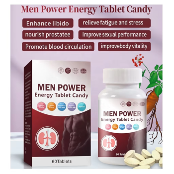 Natural Men Power Tablets Energy Candy Capsules Boost Energy Strength Men Power Tablet Male Enhancement Pills