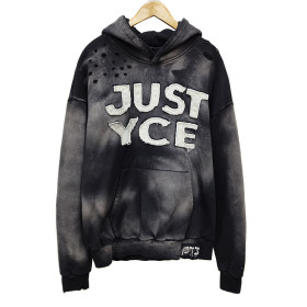 Vintage Streetwear Embroidered Hoodie Manufacturer | Distressed Patch French Terry Acid Wash Hoodie | OEM Chinese Hoodies Factory