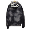 Vintage Streetwear Embroidered Hoodie Manufacturer | Distressed Patch French Terry Acid Wash Hoodie | OEM Chinese Hoodies Factory