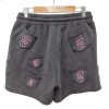Men's Vintage Sweat Shorts Manufacturer | Multiple Pocket Drawstring Shorts For Men | Embroidered Acid Wash Retro Jogger Shorts
