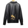 Customized Original Faux Leather Bomber Jacket Factory | Chinese Puffer Leather Varsity Jacket Manufacturers | Men's Embroidered Button Up Supplier