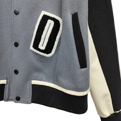 Streetwear Mens Varsity Jacket Manufacturer | Men's Embroidered Patch Letterman Jackets Factory | Men's High School Baseball Jacket Vendor