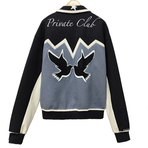 Streetwear Mens Varsity Jacket Manufacturer | Men's Embroidered Patch Letterman Jackets Factory | Men's High School Baseball Jacket Vendor