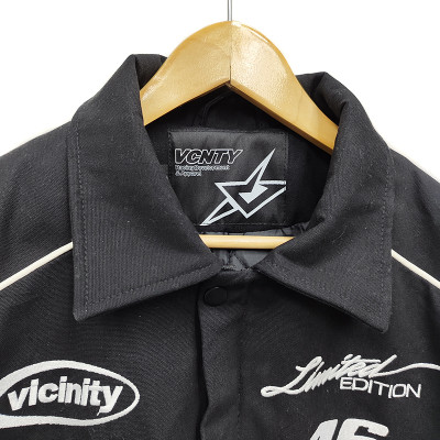 Men's Varsity Racing Jacket Factory | Custom Winter Baseball Moto Zip Up Jacket Manufacturer | Men's Embroidery LOGO Supplier For Streetwear Brands